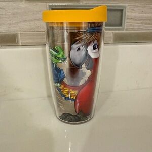 Tervis Margaritaville Tumbler Yellow Lid It’s 5 o’clock SOMEWHERE 16 oz Parrot 🦜